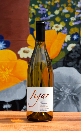 Jigar Wines 2015 Peters Vineyard Russian River Valley Chardonnay 750ml Wine Bottle