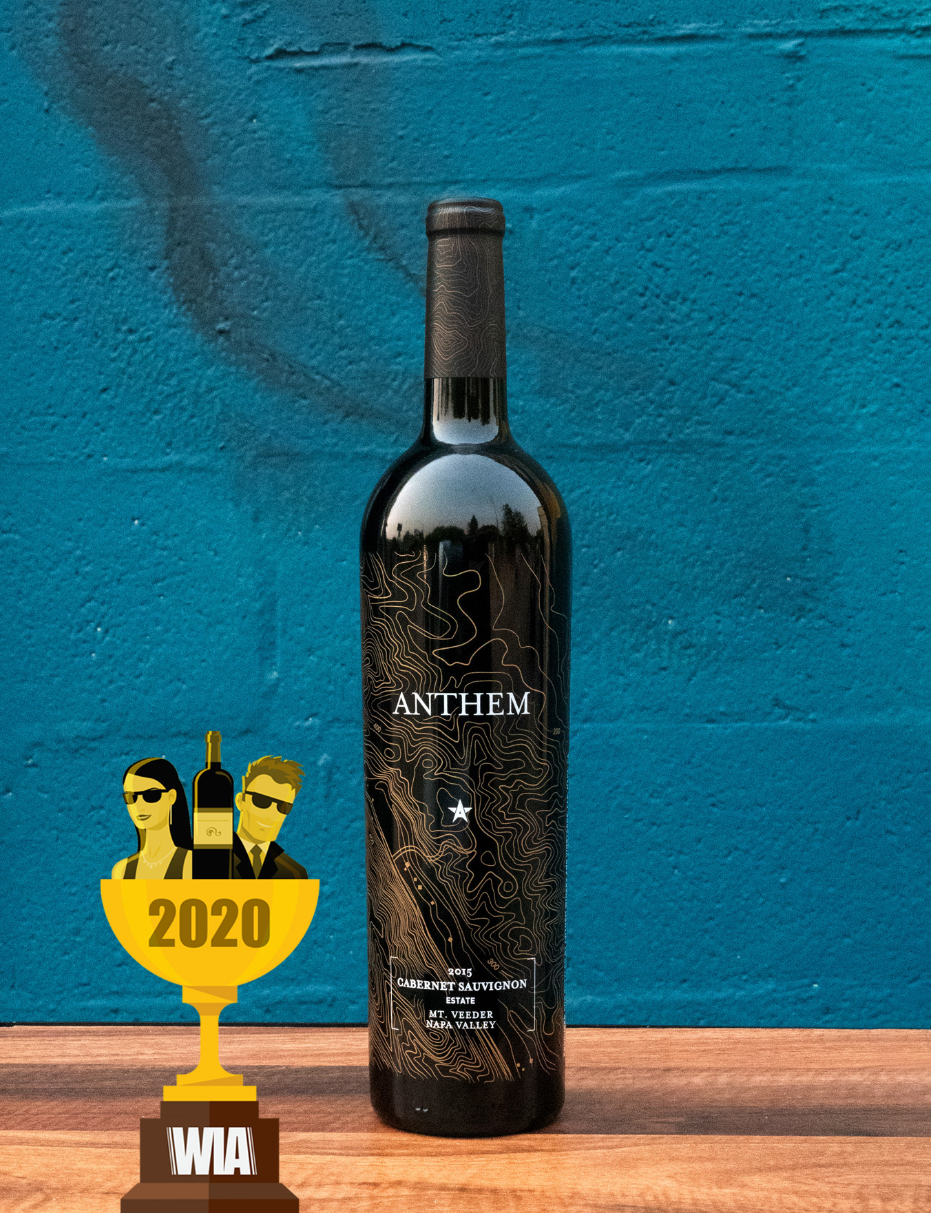 Anthem 2015 Mt. Veeder Estate Cabernet Sauvignon 750ml Wine Bottle