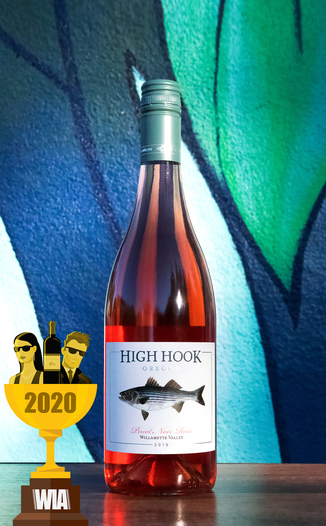 High Hook 2019 McMinnville Willamette Valley Pinot Noir Rosé 750ml Wine Bottle