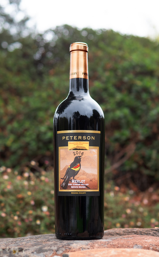 Peterson 2016 Bradford Mountain Estate Dry Creek Merlot 750ml Wine Bottle