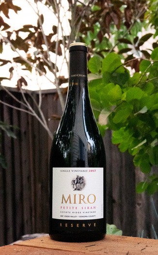 Miro Cellars 2017 Coyote Ridge Vineyard DCV Reserve Petite Sirah 750ml Wine Bottle