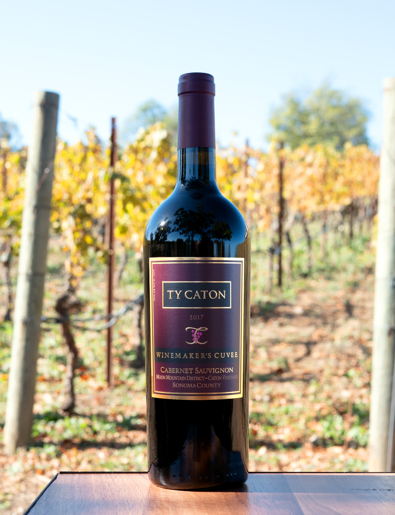 Ty Caton 2017 'Winemaker's Cuvee' Moon Mountain Estate Cabernet Sauvignon 750ml Wine Bottle