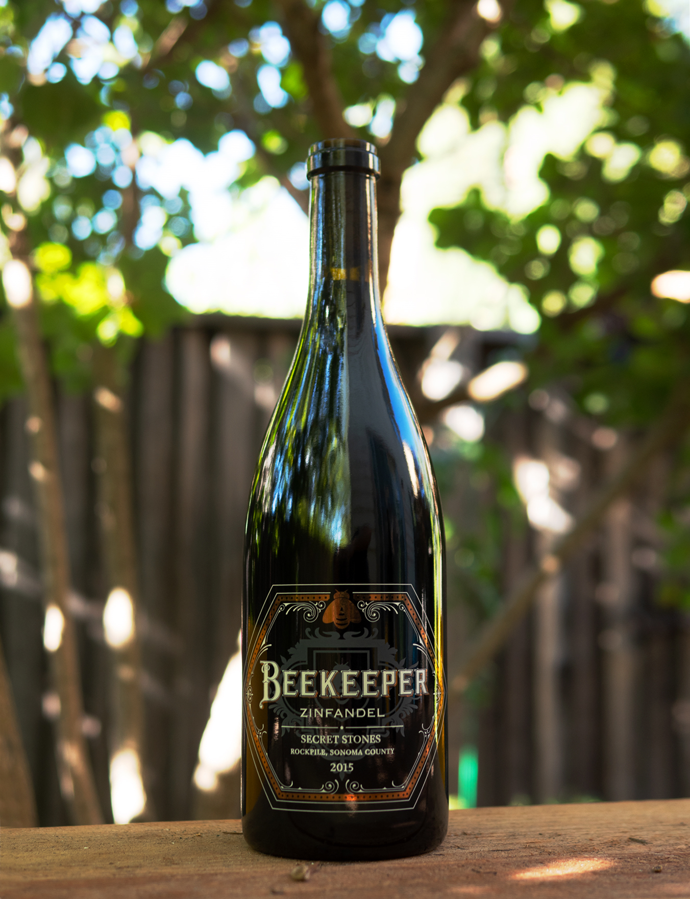 Beekeeper Cellars 2015 'Secret Stones' Madrone Spring Rockpile Zinfandel 750ml Wine Bottle