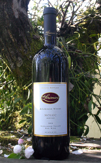 deLorimier 2004 Estate Meritage 750ml Wine Bottle