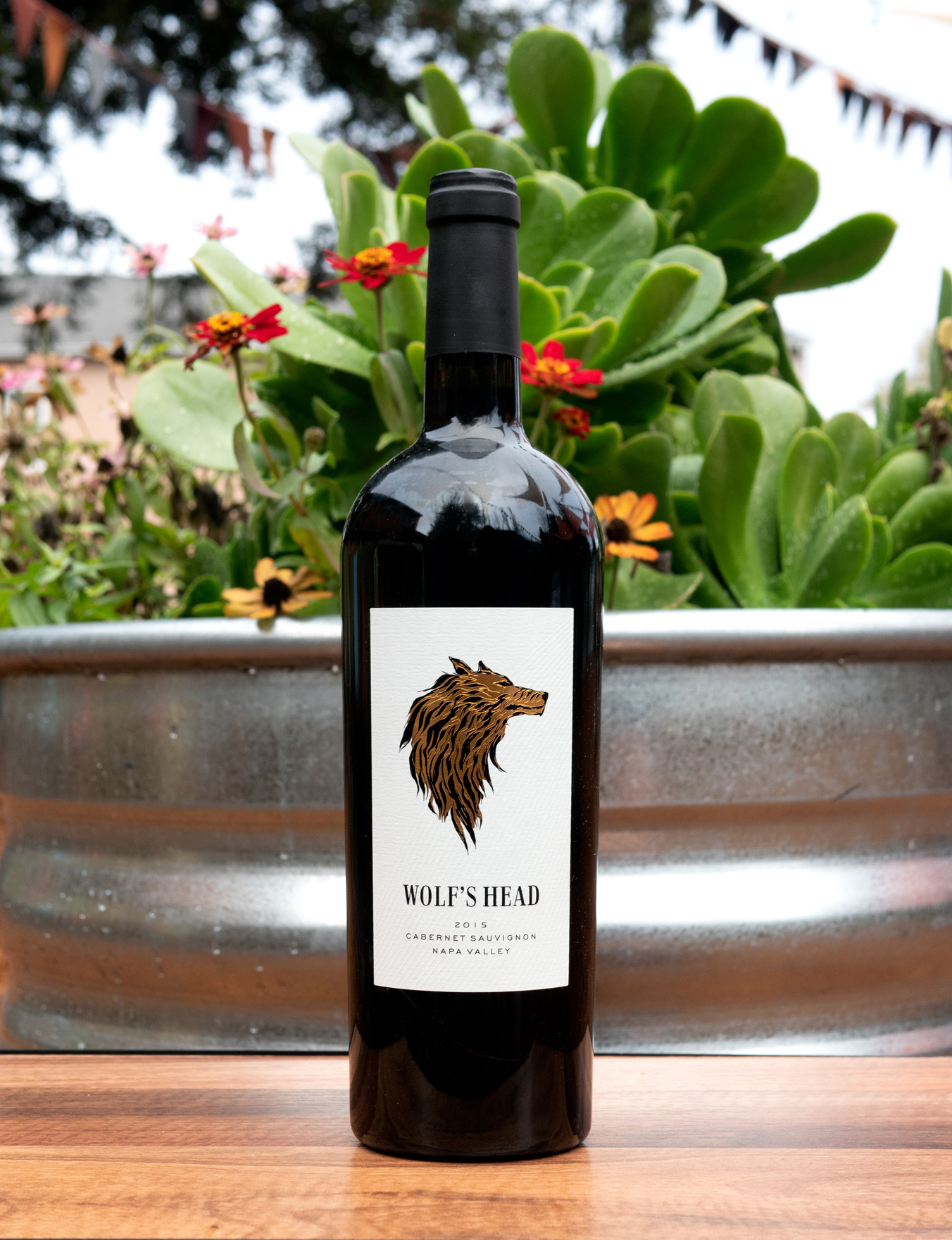 Wolf's Head 2015 Napa Valley Cabernet Sauvignon 750ml Wine Bottle