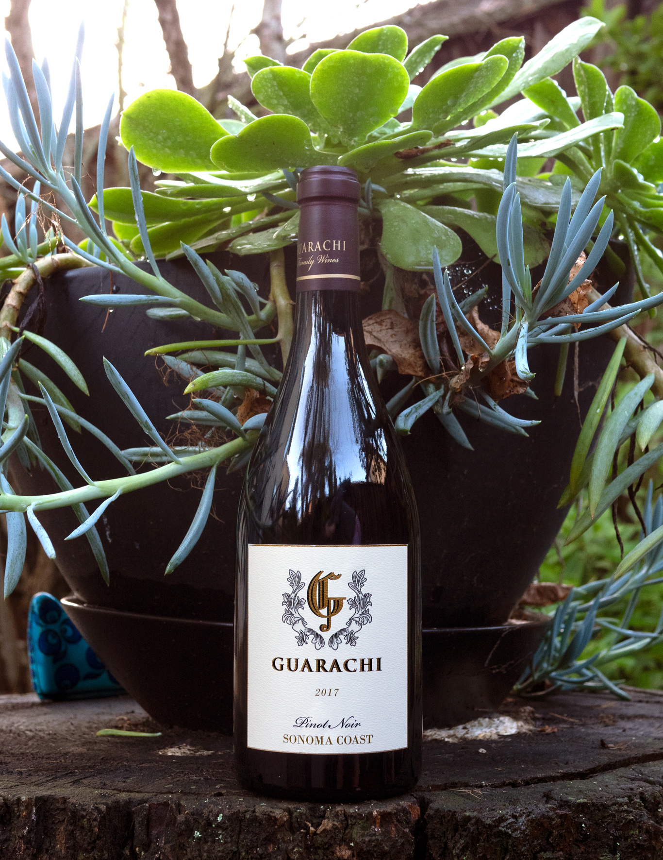 Guarachi 2017 Sonoma Coast Estate Pinot Noir 750ml Wine Bottle