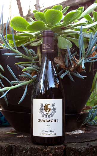 Guarachi 2017 Sonoma Coast Estate Pinot Noir 750ml Wine Bottle