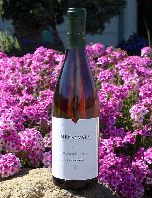 Merryvale Vineyards 2007 Carneros Chardonnay 750ml Wine Bottle