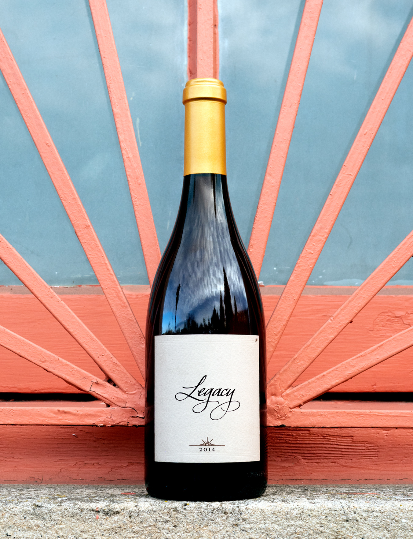 Legacy 2014 Alexander Mountain Estate Chardonnay 750ml Wine Bottle