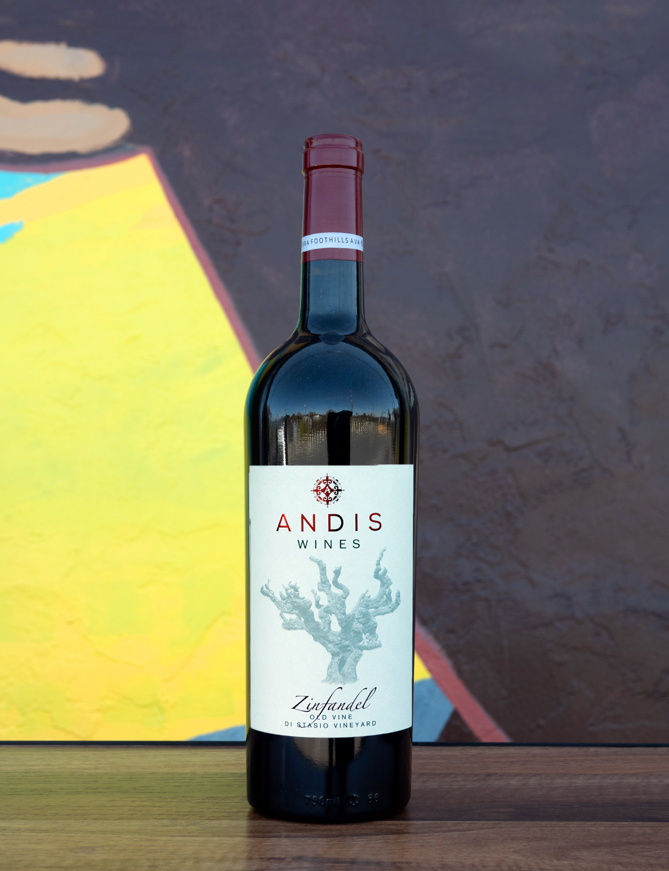 Andis 2018 Di Stasio Vineyard Old Vine Zinfandel 750ml Wine Bottle