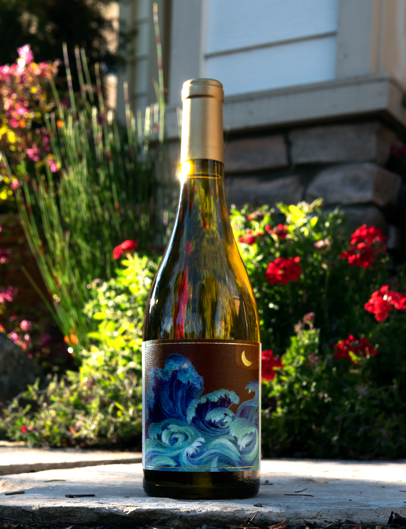 Oceans Churning 2016 Sangiacomo Green Acres Hills Chardonnay 750ml Wine Bottle
