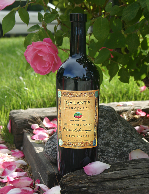 Galante Vineyards 2007 Red Rose Hill Cabernet Sauvignon 750ml Wine Bottle