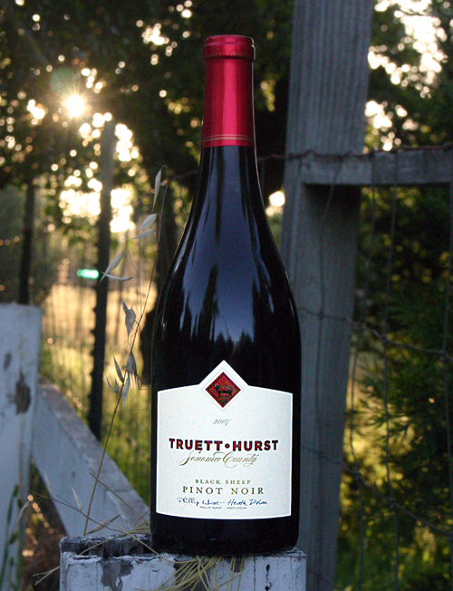 Truett-Hurst Vineyards & Winery 2007 Black Sheep Pinot Noir 750ml Wine Bottle