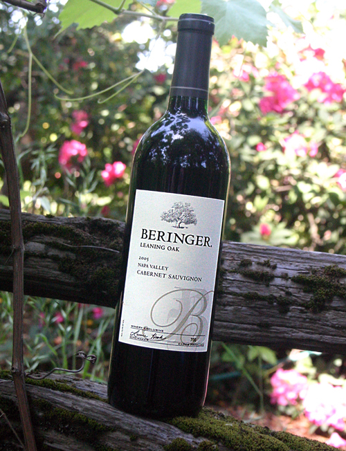 Beringer 2005 Leaning Oak Cabernet Sauvignon 750ml Wine Bottle