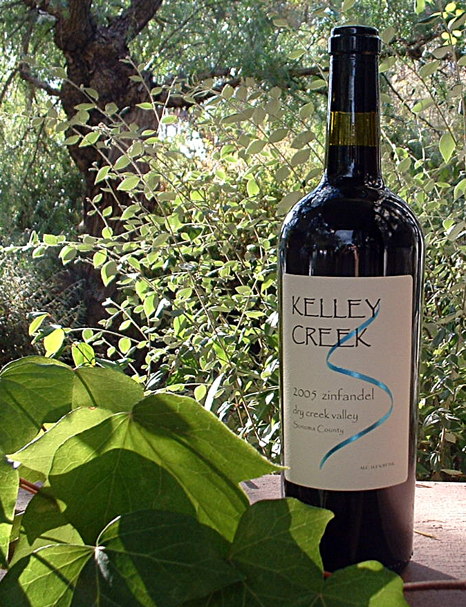 Kelley Creek Winery 2005 Zinfandel 750ml Wine Bottle
