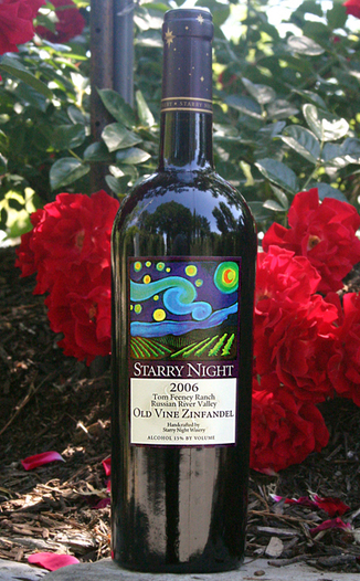 Starry Night Winery 2006 Tom Feeney Ranch Old Vine Zinfandel 750ml Wine Bottle