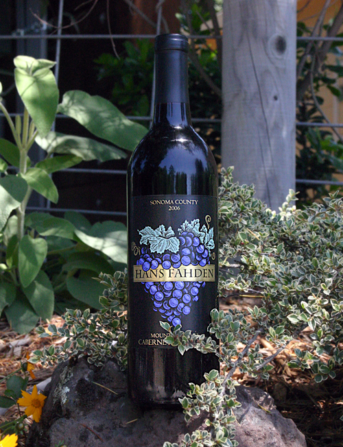 Hans Fahden 2006 Cabernet Sauvignon Mountain Cuvee 750ml Wine Bottle