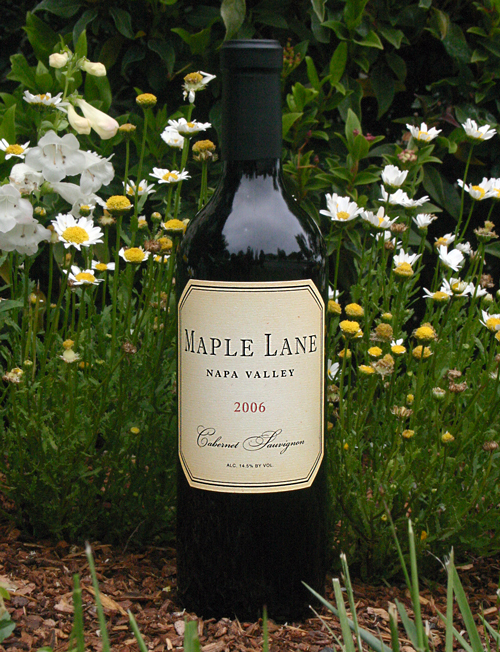 Maple Lane Winery 2006 Napa Valley Cabernet Sauvignon 750ml Wine Bottle