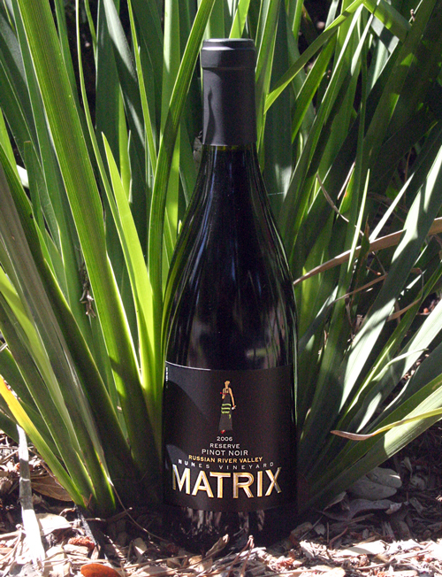 Matrix 2006 Reserve Russian River Valley Pinot Noir 750ml Wine Bottle