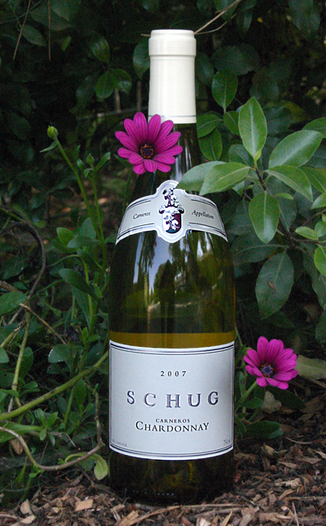 Schug Carneros Estate 2007 Carneros Chardonnay 750ml Wine Bottle