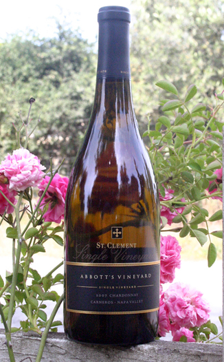 St. Clement Vineyards 2007 Abbott's Vineyard Carneros Chardonnay 750ml Wine Bottle