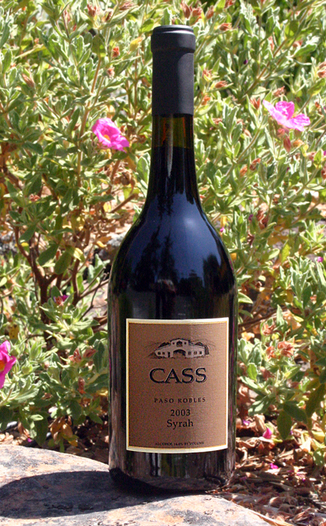 Cass Winery 2003 Paso Robles Syrah 750ml Wine Bottle