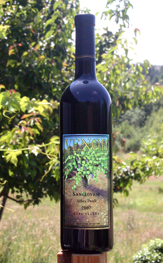 Venge Vineyards 2007 Atlas Peak Sangiovese 750ml Wine Bottle
