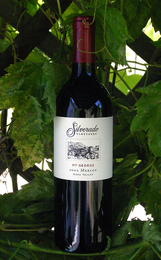 Silverado Vineyards 2006 Mt. George Merlot 750ml Wine Bottle
