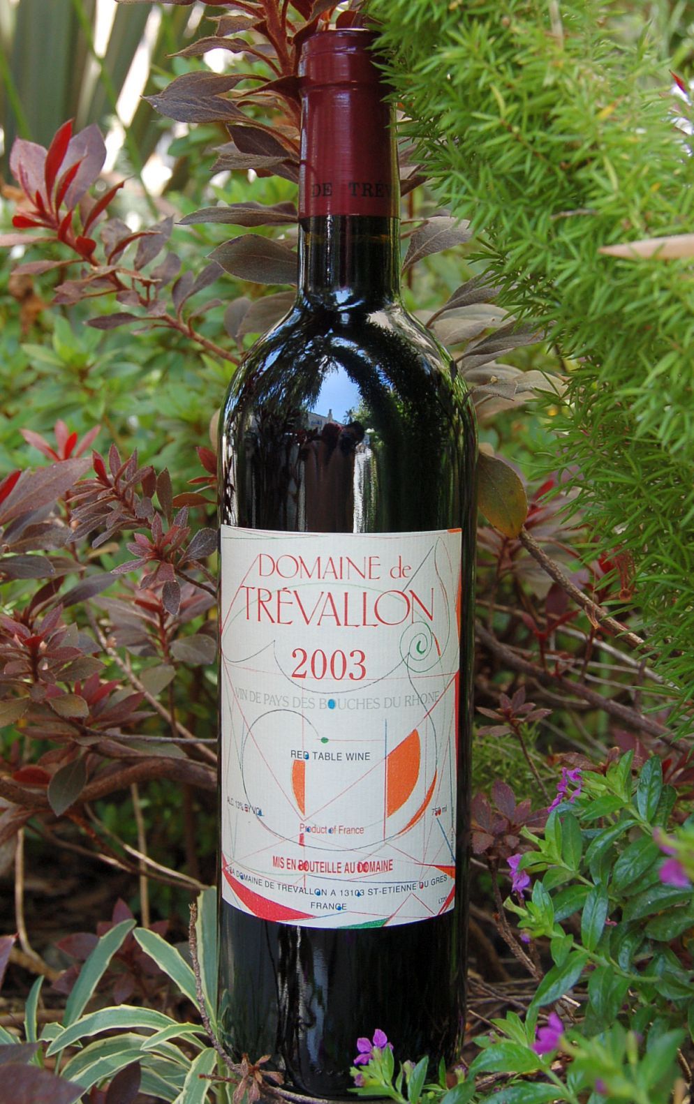 Domaine Trévallon 2003 Vin De Pays Des Bouches Du Rhone 750ml Wine Bottle