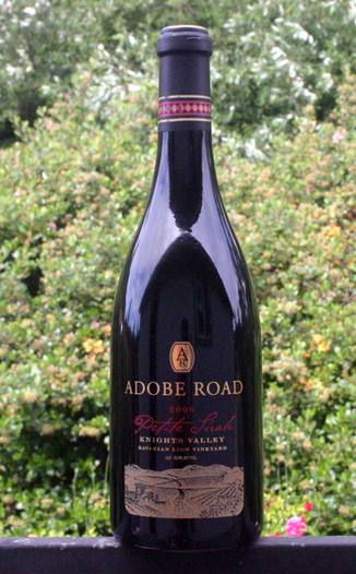 Adobe Road 2006 Bavarian Lion Vineyard Petite Sirah 750ml Wine Bottle