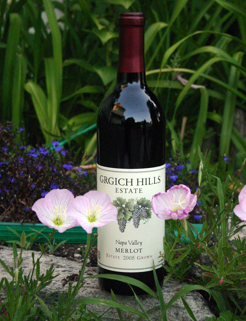 Grgich Hills Estate 2005 Napa Valley Merlot 750ml Wine Bottle