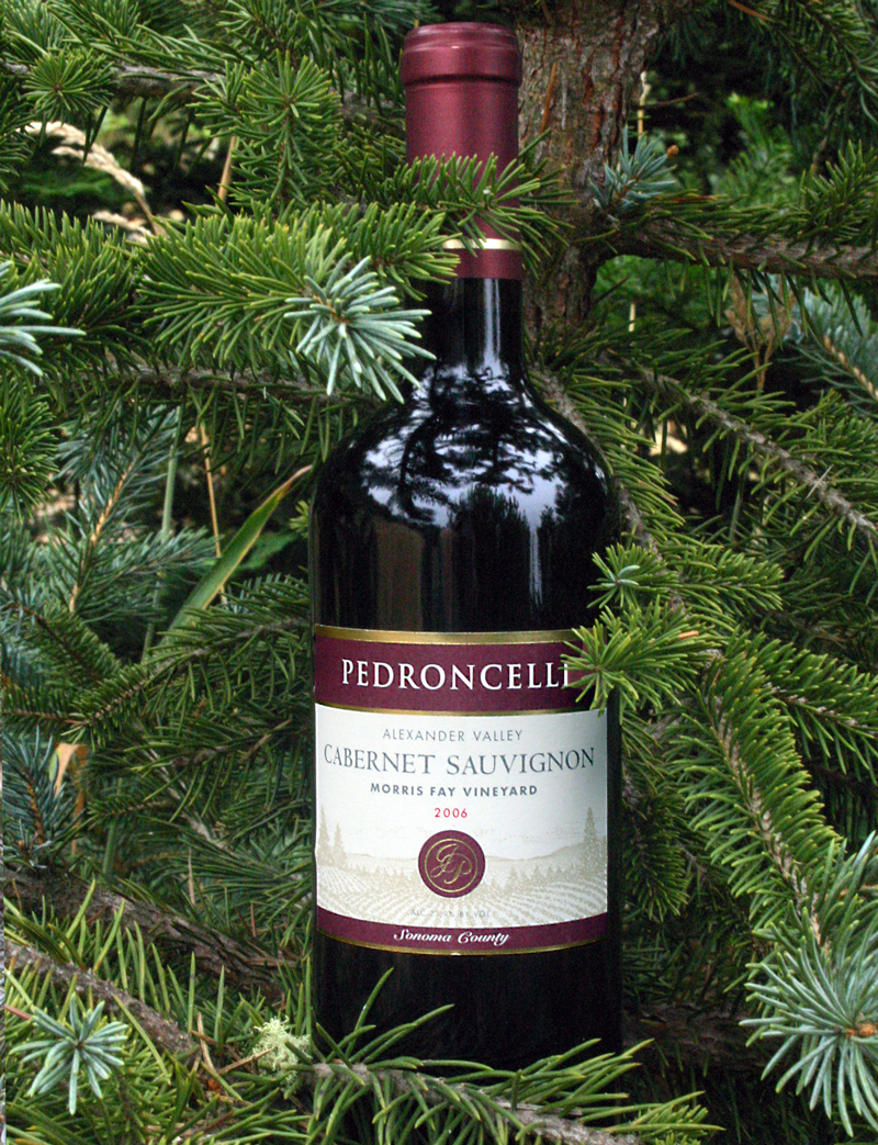 Pedroncelli Winery & Vineyards 2006 Morris Fay Cabernet Sauvignon 750ml Wine Bottle