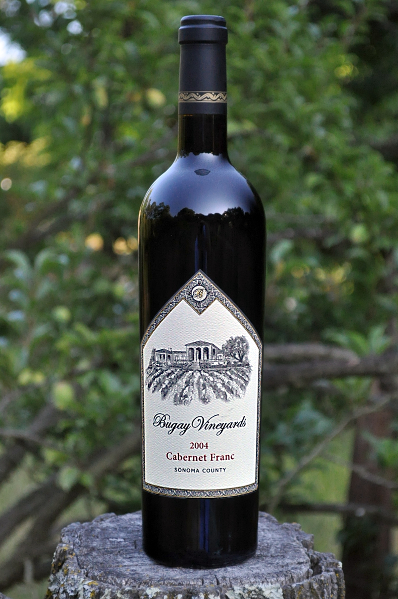 Bugay Vineyards 2004 Sonoma County Cabernet Franc 750ml Wine Bottle