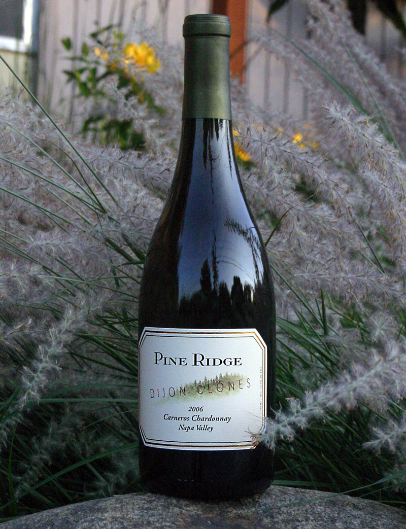 Pine Ridge 2006 Dijon Clones Chardonnay 750ml Wine Bottle