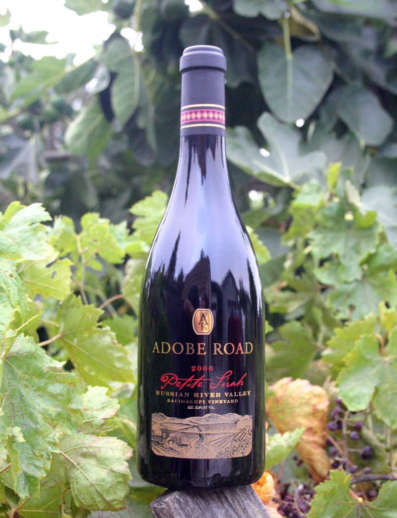 Adobe Road 2006 Russian River Valley Petite Sirah 750ml Wine Bottle