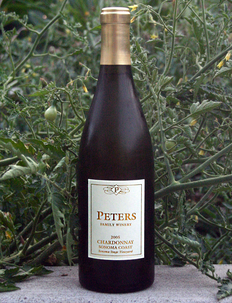 Peters Family Winery 2005 Sonoma Coast Chardonnay 750ml Wine Bottle