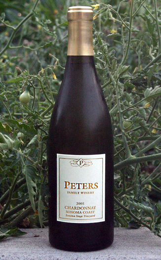 Peters Family Winery 2005 Sonoma Coast Chardonnay 750ml Wine Bottle