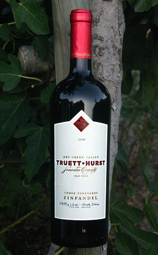 Truett-Hurst Vineyards & Winery 2006 Three Vineyards Zinfandel 750ml Wine Bottle