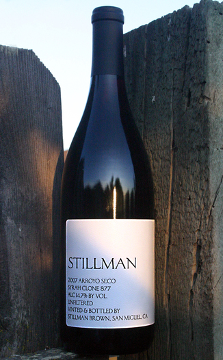 Red Zeppelin Winery 2007 'Stillman' Arroyo Seco Clone 877 Syrah 750ml Wine Bottle