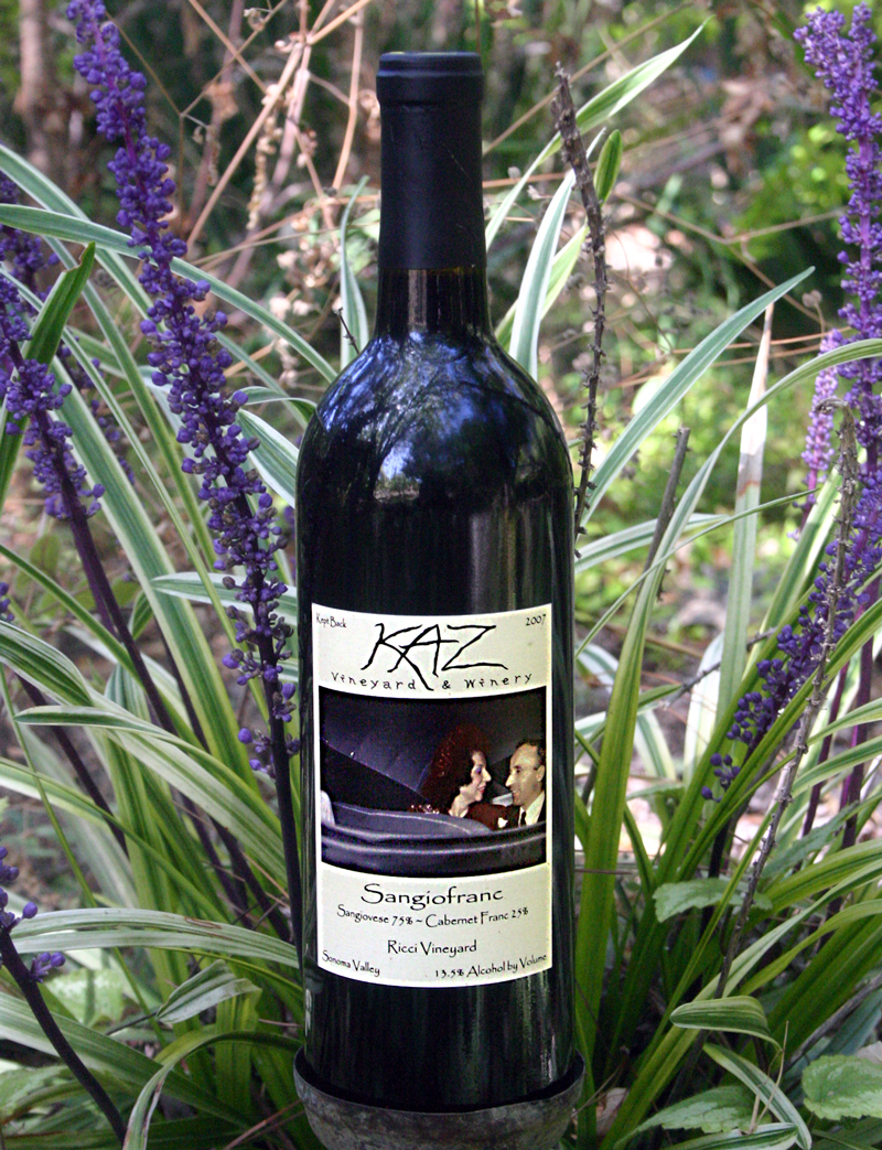 Kaz Winery 2007 Sangiofranc 750ml Wine Bottle