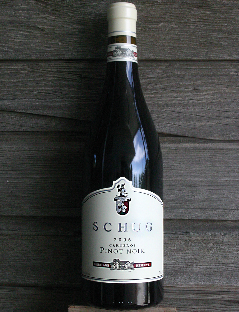 Schug Carneros Estate 2006 Heritage Reserve Pinot Noir 750ml Wine Bottle