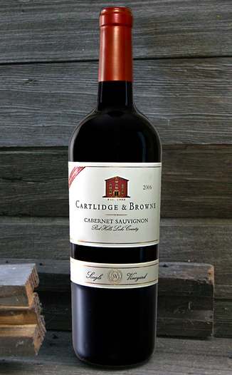 Cartlidge & Browne Winery 2006 Red Hills Lake County Cabernet Sauvignon 750ml Wine Bottle
