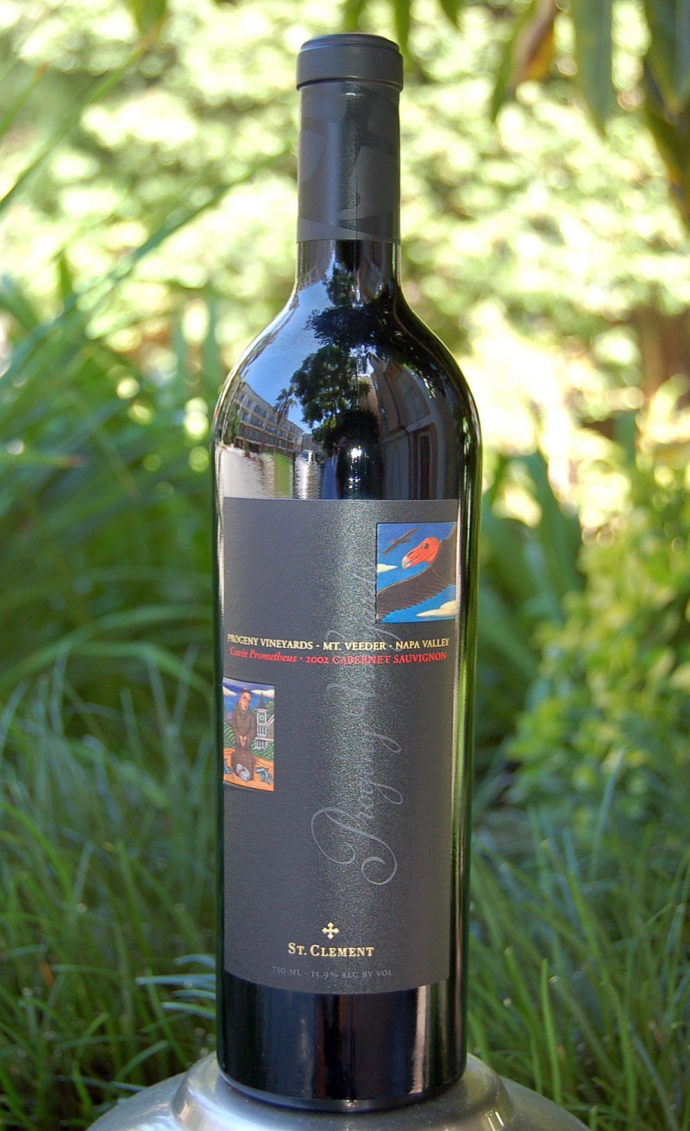 St. Clement Vineyards 2002 Progeny Cabernet Sauvignon 750ml Wine Bottle