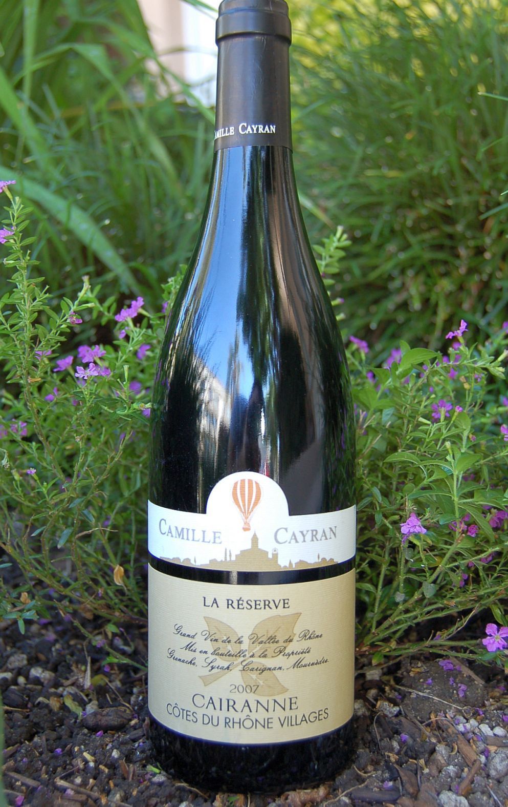 Cave De Cairanne 2007 La Reserve Cairanne Cotes du Rhone Villages 750ml Wine Bottle