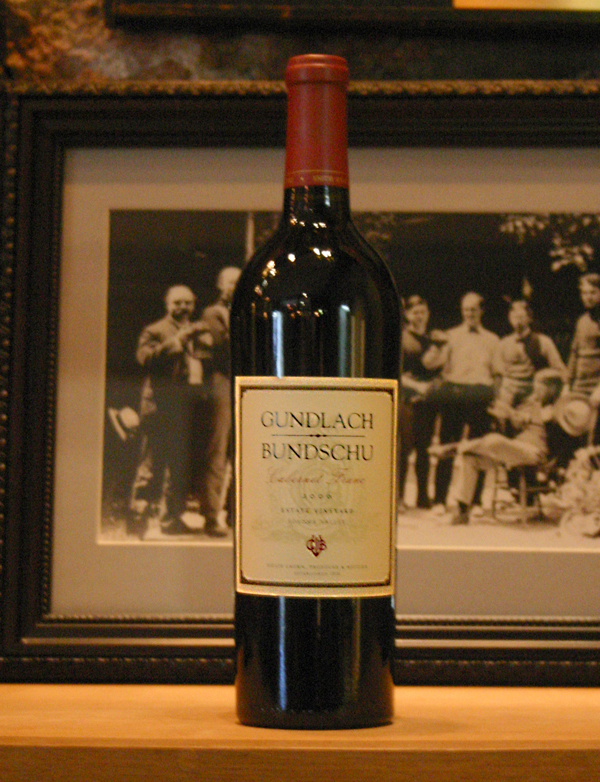 Gundlach-Bundschu Winery 2006 Sonoma Valley Cabernet Franc 750ml Wine Bottle