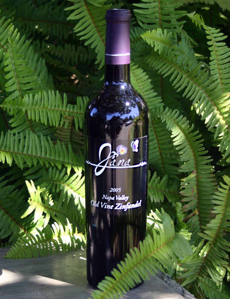 Scott Harvey Wines 2005 Jana Napa Valley Old Vine Zinfandel 750ml Wine Bottle