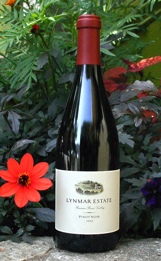 Lynmar Estate Winery 2006 Russian River Valley Pinot Noir 750ml Wine Bottle