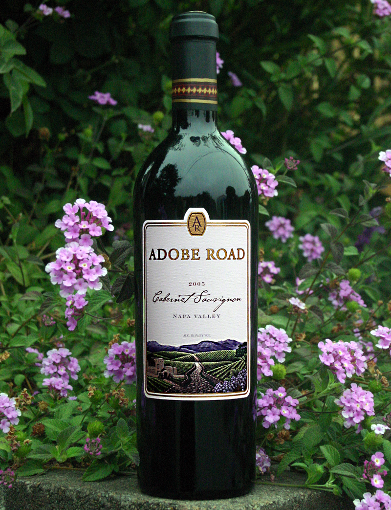 Adobe Road 2005 Napa Valley Cabernet Sauvignon 750ml Wine Bottle