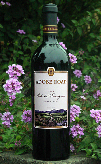 Adobe Road 2005 Napa Valley Cabernet Sauvignon 750ml Wine Bottle