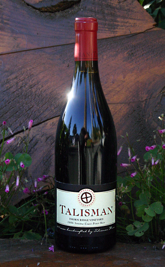 Talisman Wines 2006 Thorn Ridge Vineyard Sonoma Coast Pinot Noir 750ml Wine Bottle